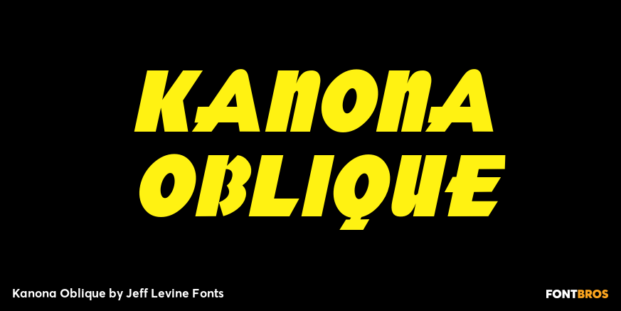 Kanona Oblique Poster