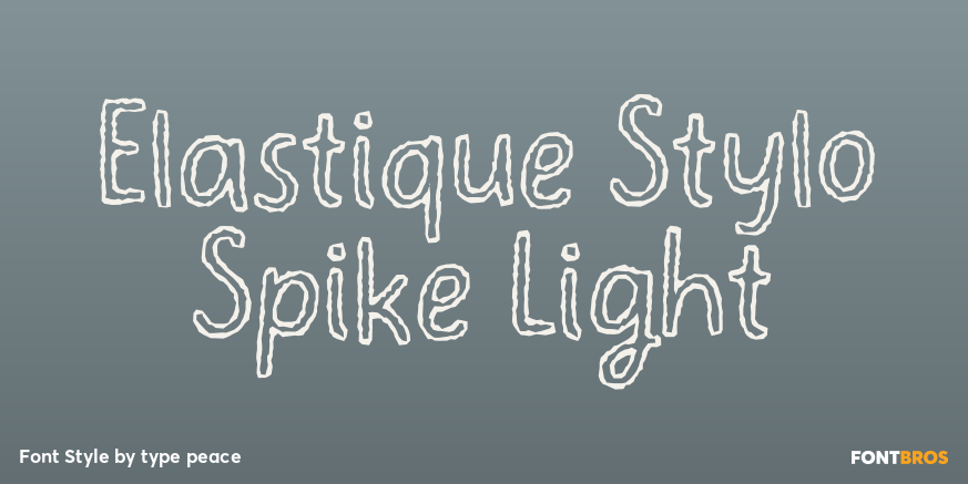 Elastique Stylo Spike Light Poster