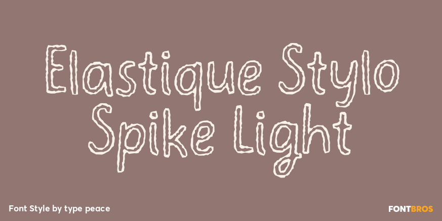 Elastique Stylo Spike Light Poster