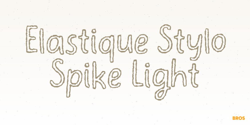 Elastique Stylo Spike Light Poster