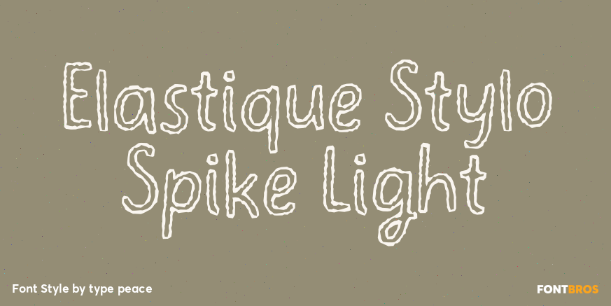 Elastique Stylo Spike Light Poster