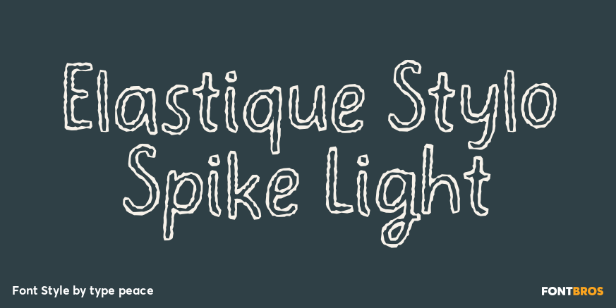 Elastique Stylo Spike Light Poster