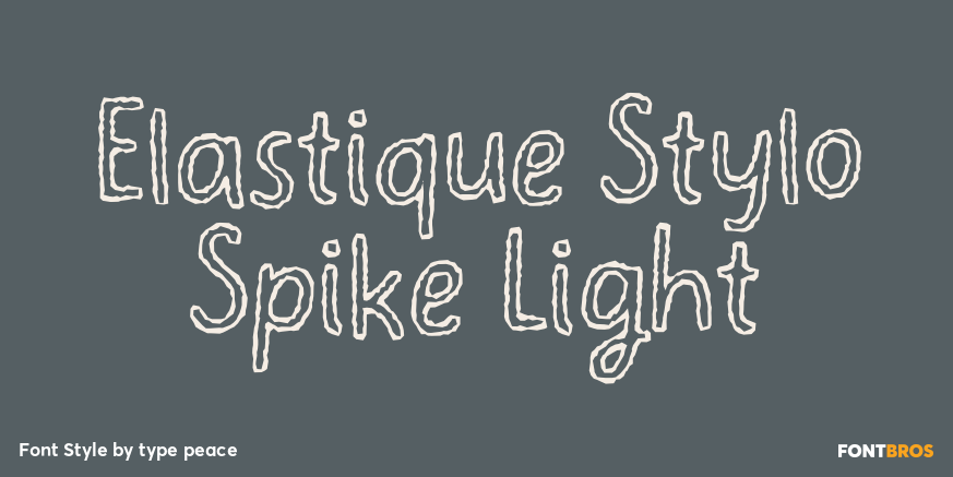 Elastique Stylo Spike Light Poster