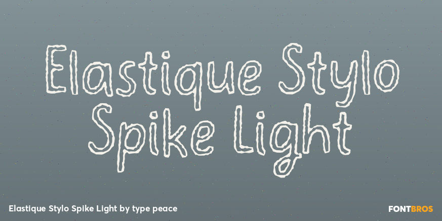 Elastique Stylo Spike Light Poster