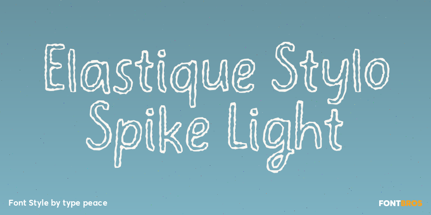 Elastique Stylo Spike Light Poster