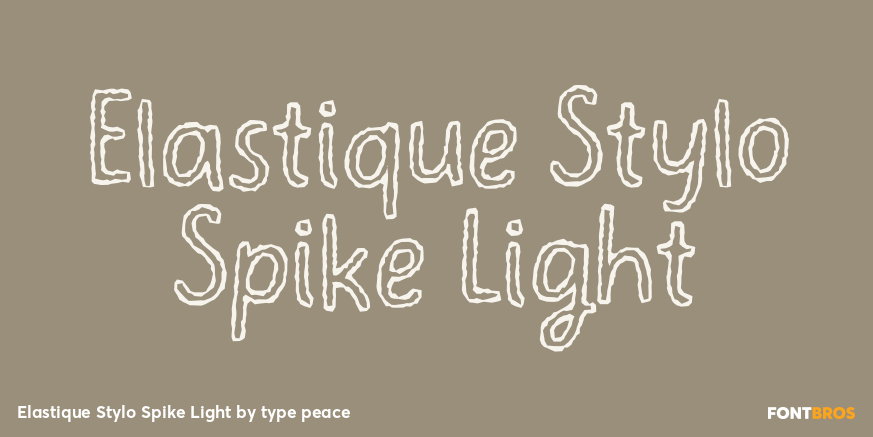 Elastique Stylo Spike Light Poster