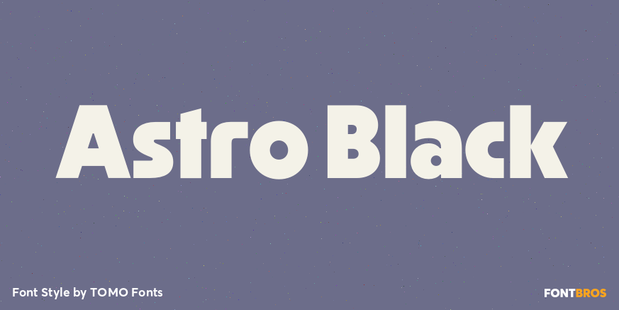 Astro Black Poster