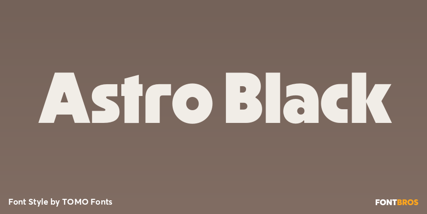 Astro Black Poster