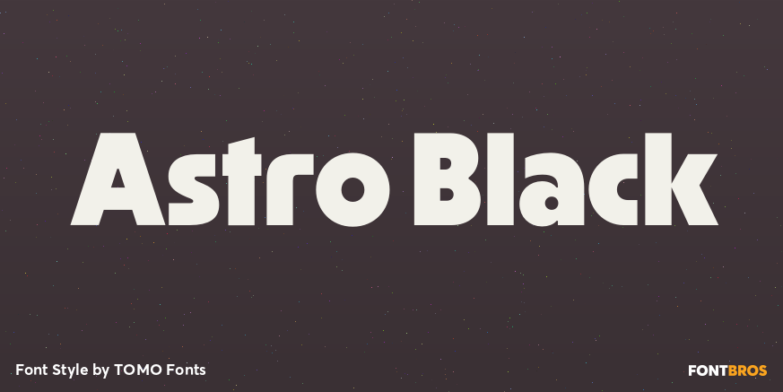 Astro Black Poster