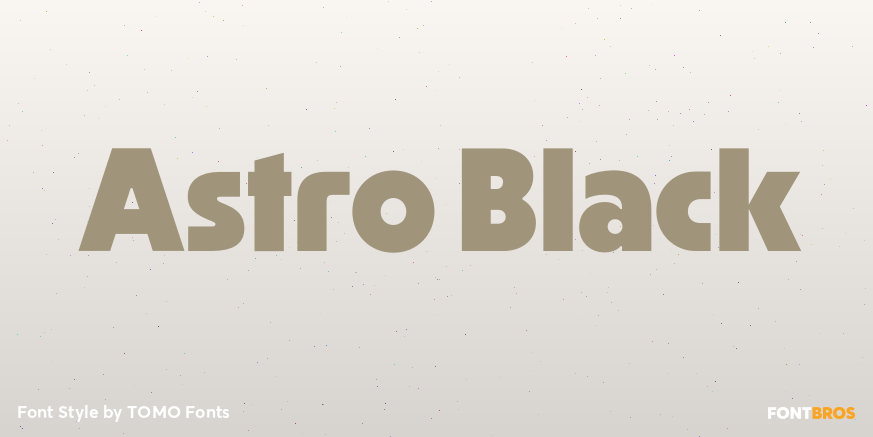 Astro Black Poster