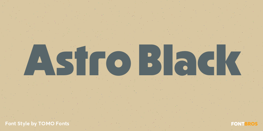 Astro Black Poster