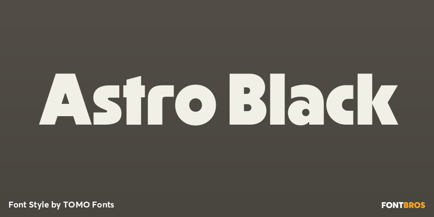 Astro Black Poster