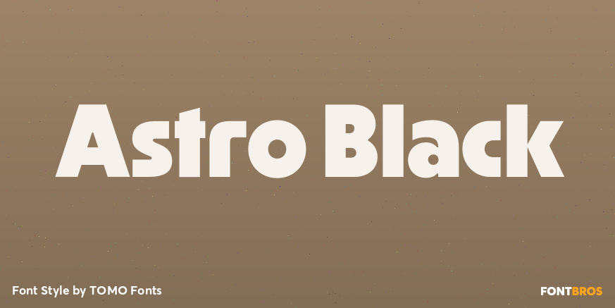 Astro Black Poster