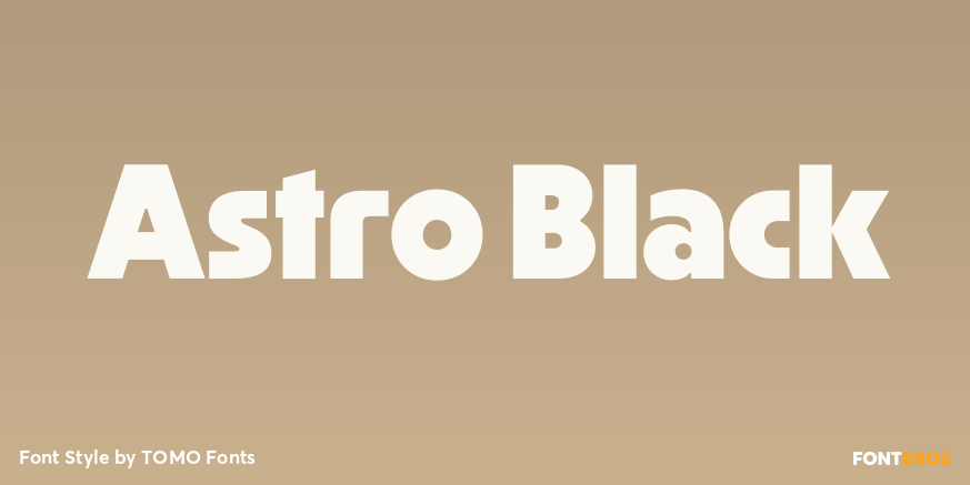 Astro Black Poster