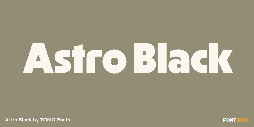 Astro Black Poster