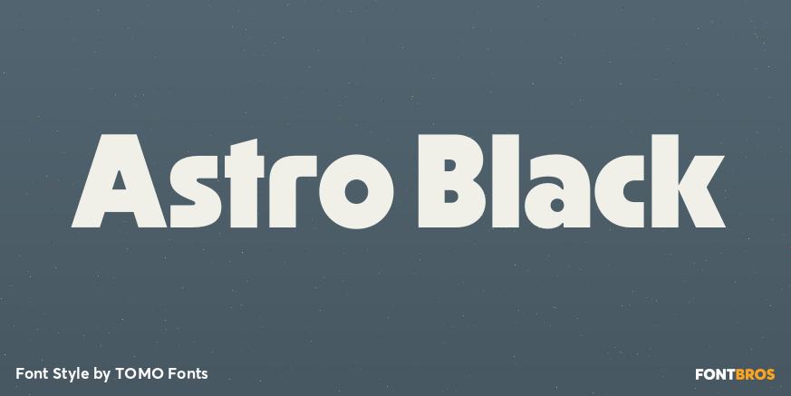 Astro Black Poster