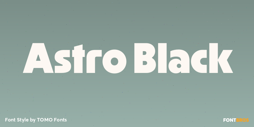 Astro Black Poster