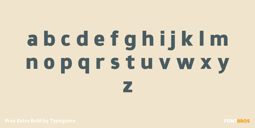 Prox Extra Bold Font Poster #3