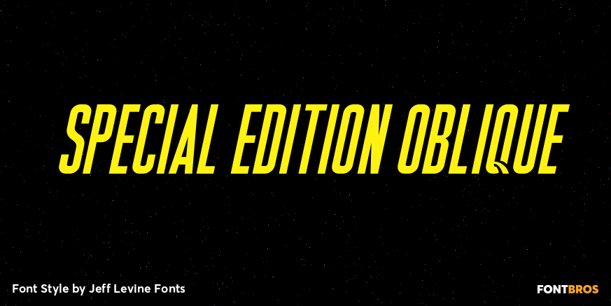 Special Edition Oblique Poster