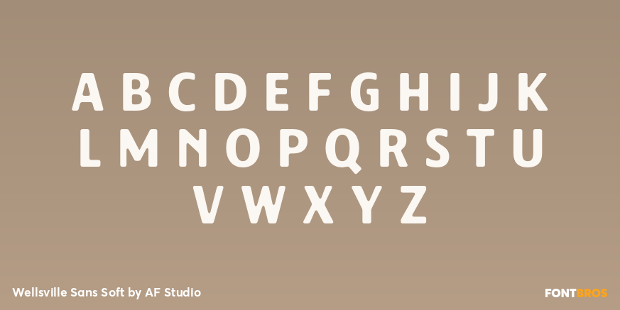 Wellsville Sans Soft Font Poster #2