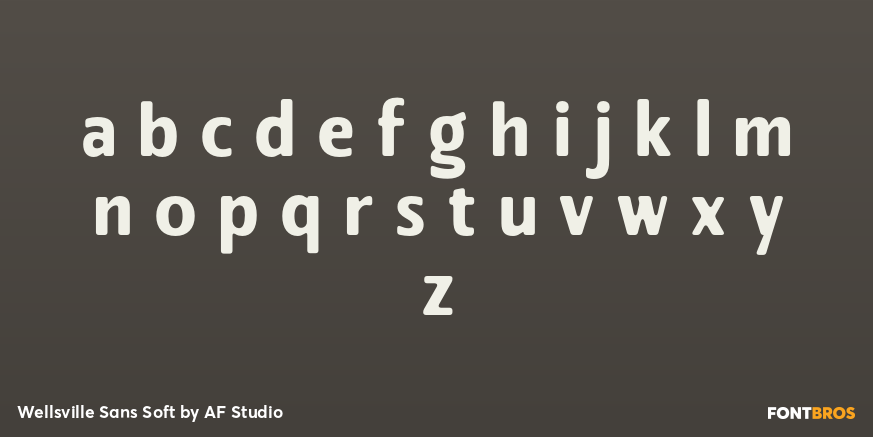 Wellsville Sans Soft Font Poster #3
