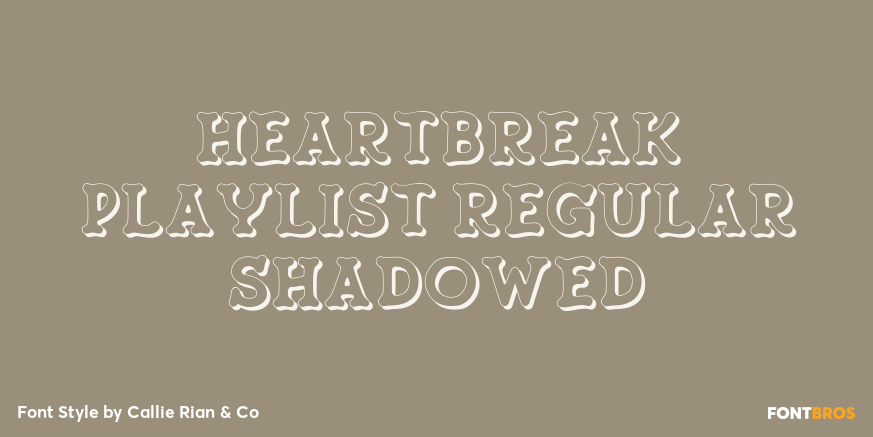 Heartbreak Playlist Regular Shadowed Poster