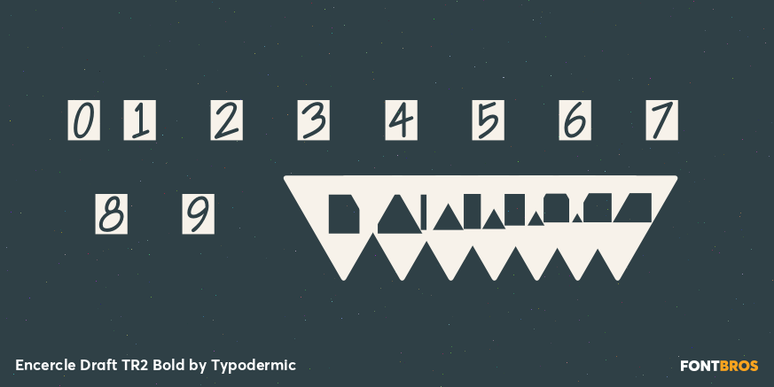 Encercle Draft TR2 Bold Font Poster #4