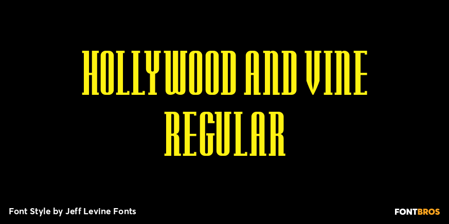 Hollywood and Vine Regular Poster