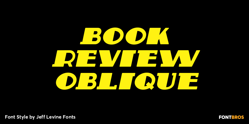 Book Review Oblique Poster