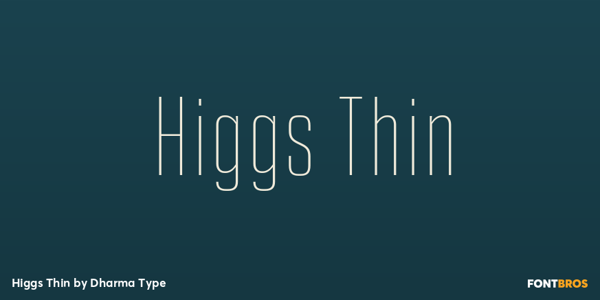 Higgs Thin Poster