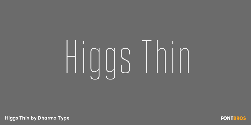 Higgs Thin Poster