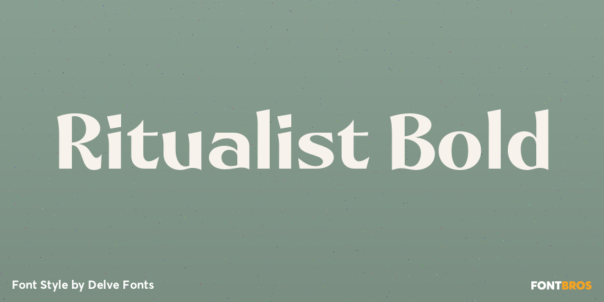 Ritualist Bold Font Poster #1