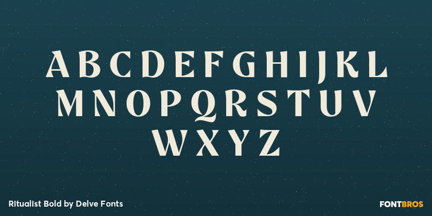 Ritualist Bold Font Poster #2