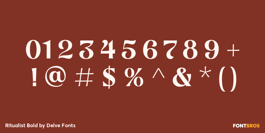 Ritualist Bold Font Poster #4