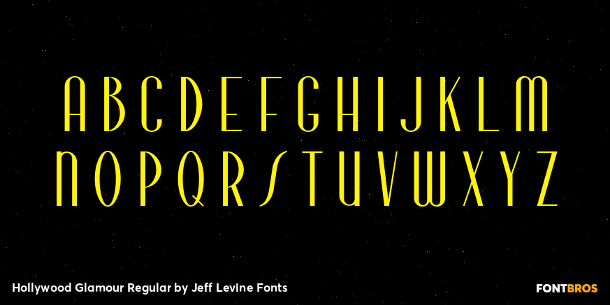 Hollywood Glamour Regular Font Poster #2