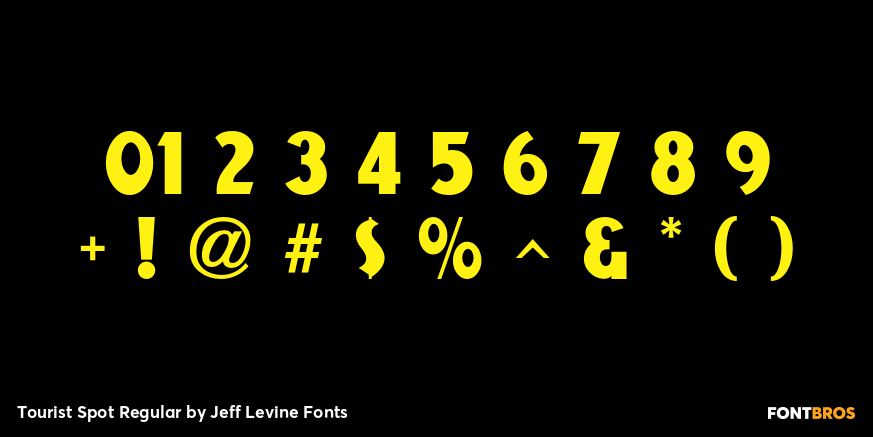 Tourist Spot Regular Font Poster #4