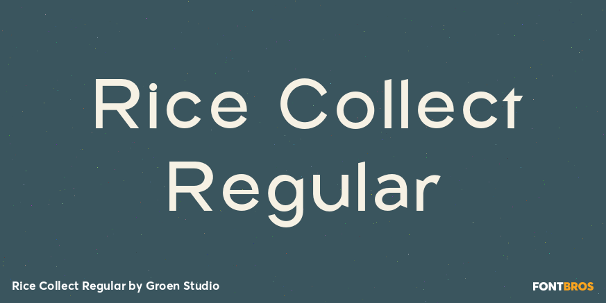 Rice Collect Regular Poster