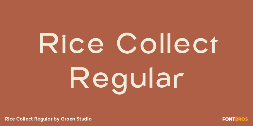 Rice Collect Regular Poster