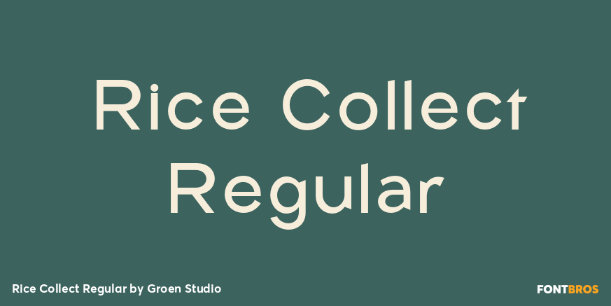 Rice Collect Regular Poster