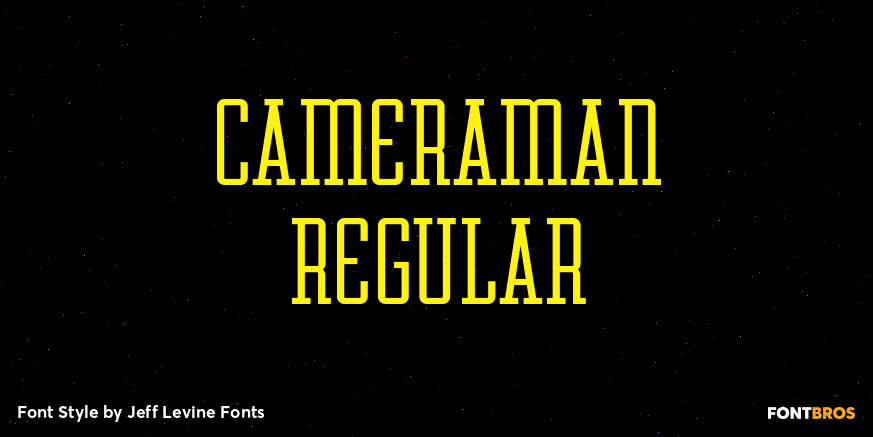 Cameraman Regular Poster