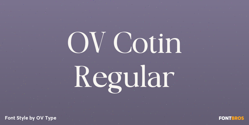 OV Cotin Regular Poster