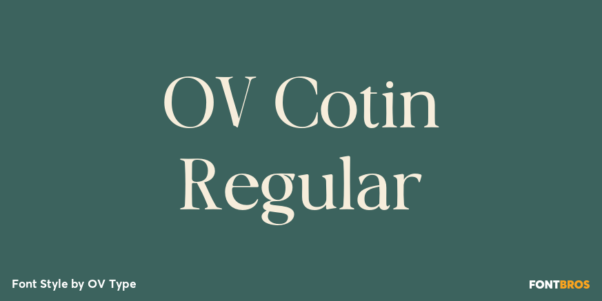OV Cotin Regular Poster