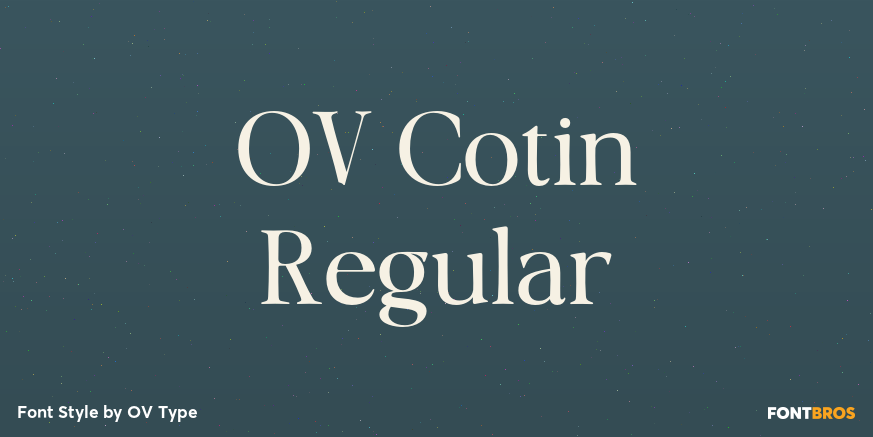 OV Cotin Regular Poster