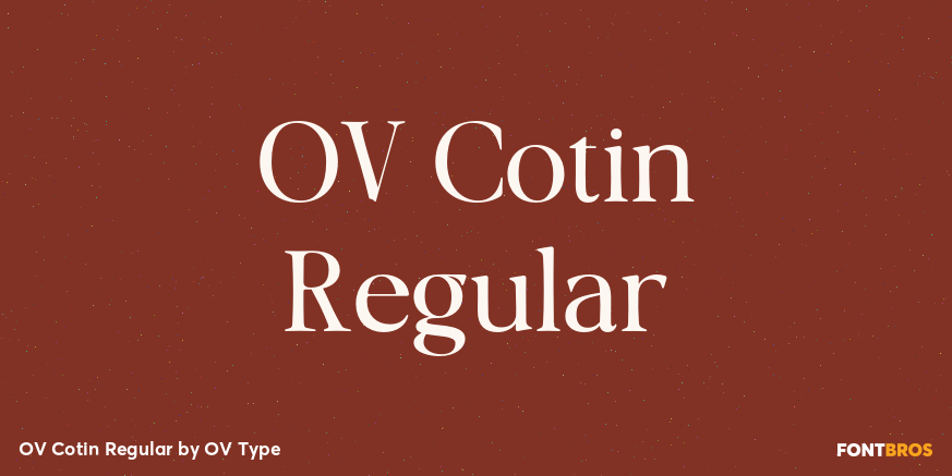 OV Cotin Regular Poster