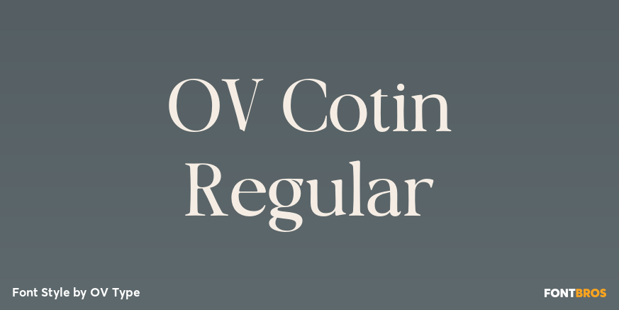 OV Cotin Regular Poster