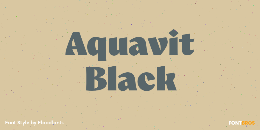 Aquavit Black Poster