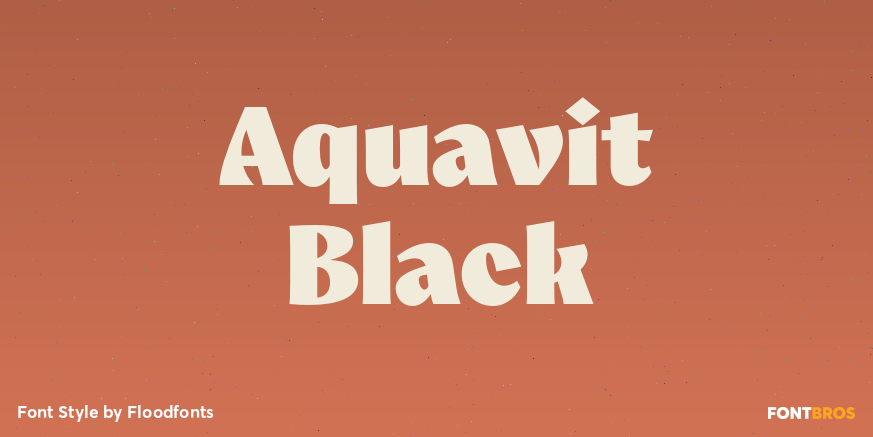 Aquavit Black Poster