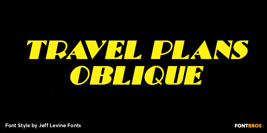 Travel Plans Oblique Poster