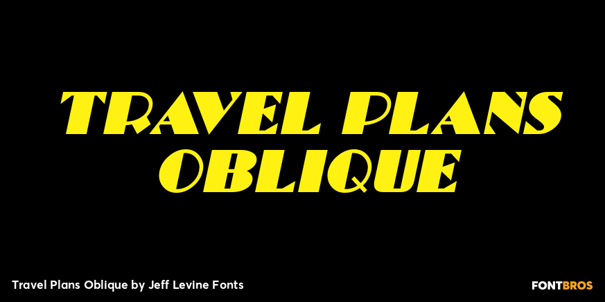 Travel Plans Oblique Poster