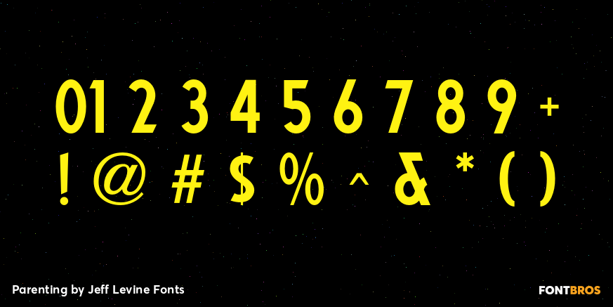 Parenting Font Poster #1